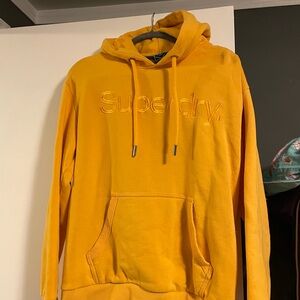 Superdry Men's Vibrant Yellow Hoodie